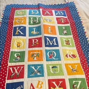 Dr. Seuss Alphabet Quilt